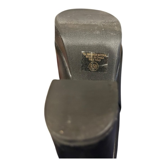 Y•not? Chunky Platform Ankle Boots Heels Size 9.5 VGC - Picture 10 of 10